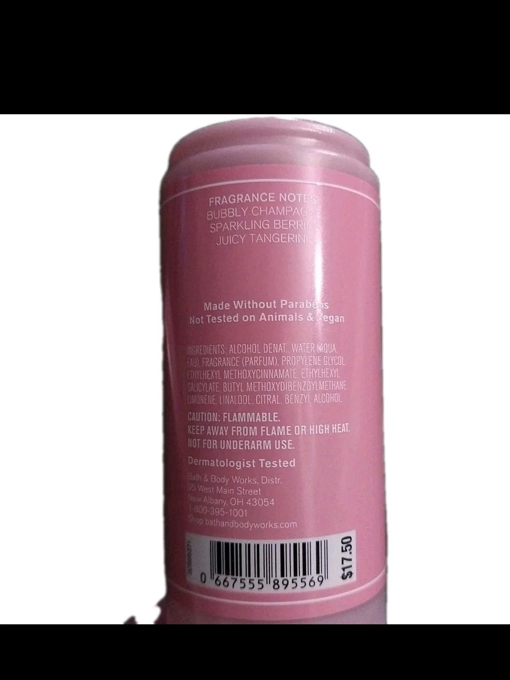 Bath & Body Works Champagne Toast Body Cream & Fragrance Mist - Pink